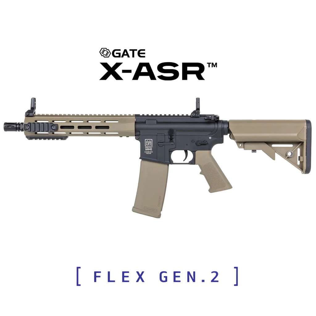 FUSIL SPECNA ARMS SA-F03 FLEX GEN.2 X-ASR NEGRO-TAN