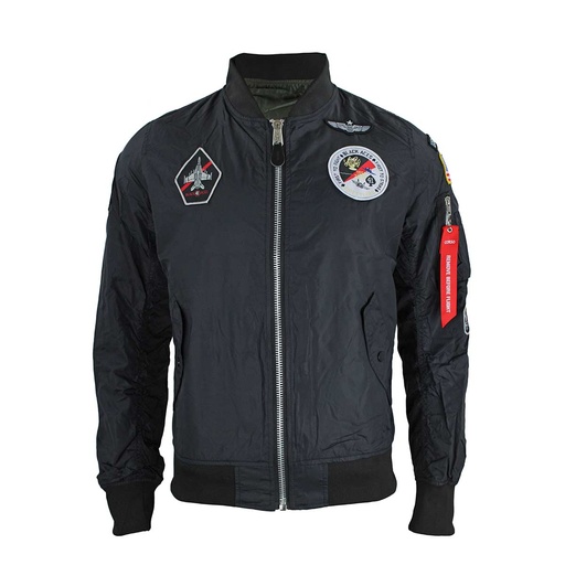 [CRS-150613-BK-S] CAZADORA CORSO AERO NEGRA (S)