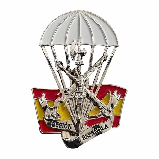 [IW-0605-WH] PIN IMMORTAL LEGION PARACAIDISTA BLANCO