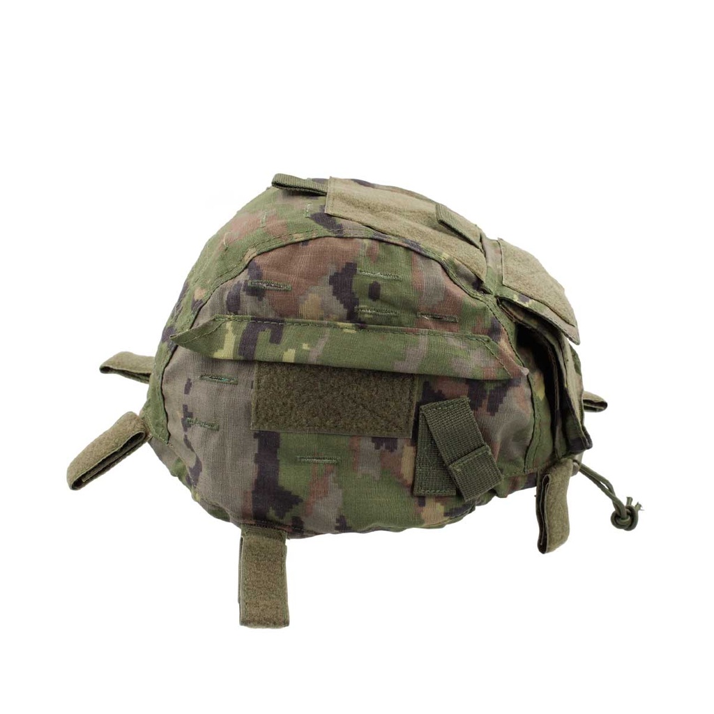FUNDA CASCO IMMORTAL RIPSTOP CON TIRA PIXELADO BOSCOSO