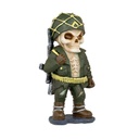 FIGURA RESINA ARMY CALAVERA VERDE