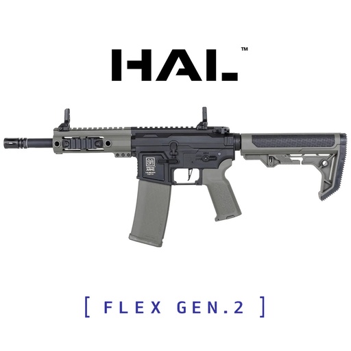 [SPE-01-047995-00] FUSIL SPECNA ARMS SA-F04-RL FLEX GEN.2 HAL ETU BRUSHLESS LIGHT OPS STOCK NEGRO-VERDE