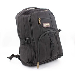 [1167-BK/1170] MOCHILA CANVAS SPORT NEGRA