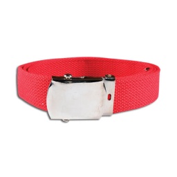 [131026-RD] CINTURON ESTRECHO LISO ROJO
