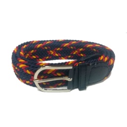 [131055-NVBL/168010] CINTURON ESPAÑA TRENZADO MARINO