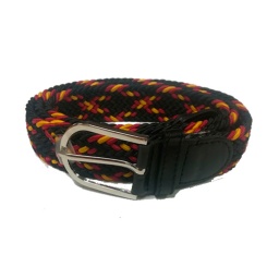 [131055-BK/168003] CINTURON ESPAÑA TRENZADO NEGRO