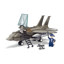 [M38-B7200] AVION CAZA ARMY SLUBAN 142PCS VERDE