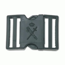 [75909] HEBILLA PVC GUARDIA CIVIL 5CM NEGRA