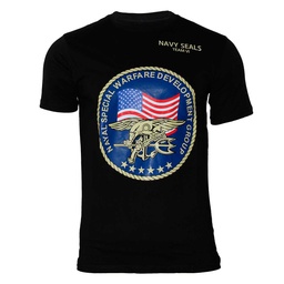 CAMISETA IMMORTAL NAVY SEALS TEAM VII NEGRA