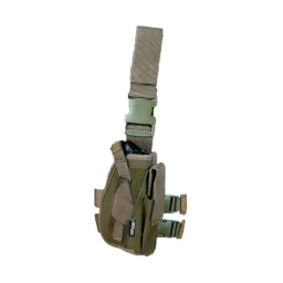 [130348-OD] FUNDA PISTOLA PIERNA TACTICA M12 VERDE