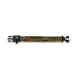 [33878-CP] PULSERA PARACORD BARBARIC C/PEDERNALY BRUJULA MULTICAM