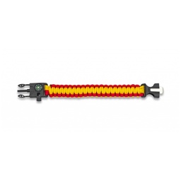 [33878-ESP] PULSERA PARACORD BARBARIC C/PEDERNALY BRUJULA ESPAÑA