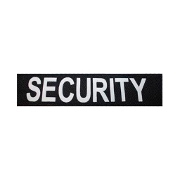 [16833100] PARCHE SECURITY TIRA PVC C/VELCRO NEGRO