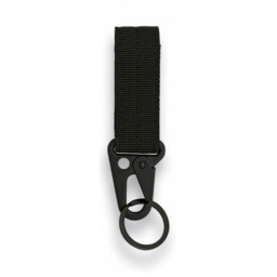 [34888-NE] LLAVERO MOSQUETON BARBARIC VELCRO NEGRO