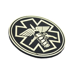 [V4441503724] PARCHE PVC PARAMEDIC REDONDO NEGRO
