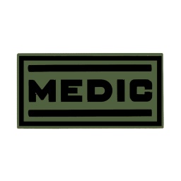 [V4441003548] PARCHE PVC 3D MEDIC VERDE