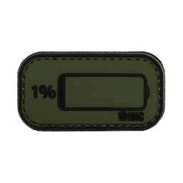 [V4441003929] PARCHE PVC 3D LOW POWER BATERIA VERDE