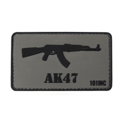 [V4441303763] PARCHE PVC 3D AK47 GRIS-NEGRO