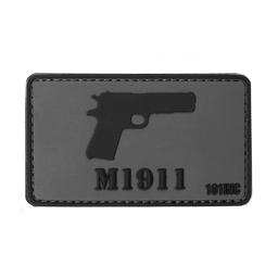 [V4441304047] PARCHE PVC 3D M1911 GRIS-NEGRO