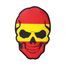 [V4441305004] PARCHE PVC 3D CALAVERA ESPAÑA
