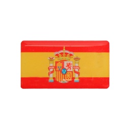 [130231-C] PEGATINA ABULTADA GR. 1PCS BANDERA CONSTITUCION ESPAÑA