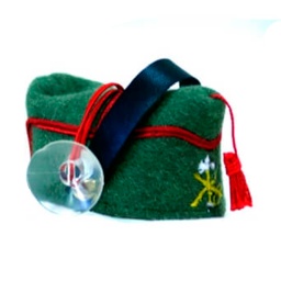 [130266] CHAPIRI LEGION COCHE FIELTRO VERDE