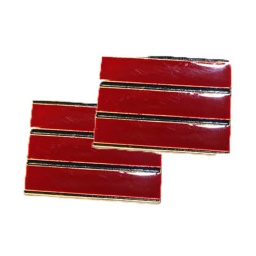 [130885-CT] GALON METALICO M5 PAR CABO TIERRA ROJO-DORADO