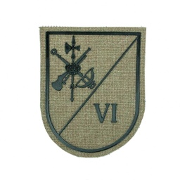 [301018-OD] PARCHE LEGION VI BANDERA DUQUE DE ALBA C/VELCRO VERDE