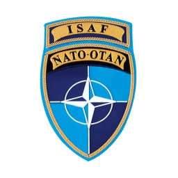 [301236] PARCHE NATO OTAN ISAF AZUL
