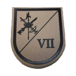 [301264-DE] PARCHE LEGION VII BANDERA VALENZUELA C/VELCRO TAN