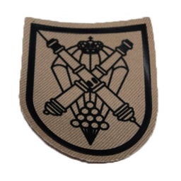 [301402-DE] PARCHE BRIPAC GACAPAC GRUPO ARTILLERIA CAÑONES VELCRO TAN