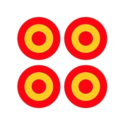 [133335] PEGATINA PLANA MED. 4PCS DIANA ESPAÑA