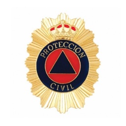 [301290-PC] PLACA CARTERA METALICA PROTECCION CIVIL