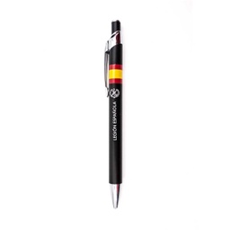 [03069GR4088] BOLIGRAFO ALUMINIO BANDERA LEGION NEGRO