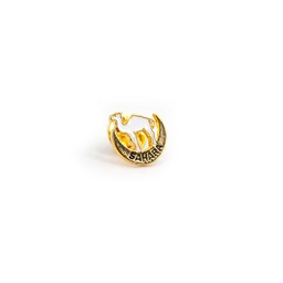 [365272] PIN SAHARA CAMELLO MEDIA LUNA BLANCO-DORADO