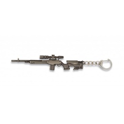 [09879] LLAVERO FUSIL SNIPER M14 PLATA