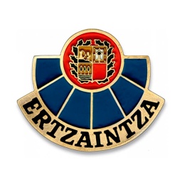 [331388] PLACA CARTERA METALICA ERTZAINTZA