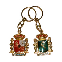 [111224] LLAVERO ESCUDO GUARDIA CIVIL/CONSTITUCION METALICO