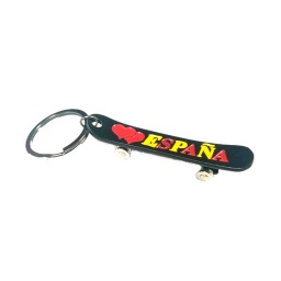 [35002] LLAVERO PATINETE ESPAÑA NEGRO