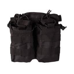 [13497002] POUCH CARGADOR DOBLE MILTEC OPEN TOP NEGRO