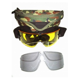 [AC12372] GAFA AIRSOFT 3 LENTES INTERCAMBI. 800 NEGRA