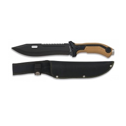[32113] CUCHILLO ALBAINOX SIERRA MANGO TAN