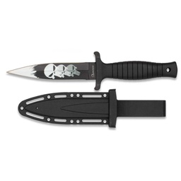 [32617] CUCHILLO ALBAINOX BOTERO CALAVERAS NEGRO