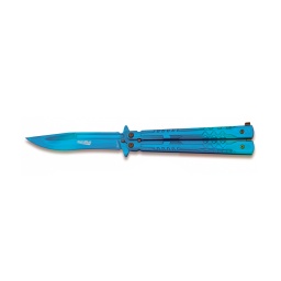 [36246] NAVAJA MARIPOSA ALBAINOX RAINBLUE AZUL