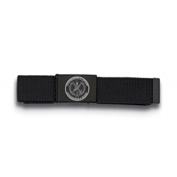 [33882NGR4008] CINTURON BARBARIC HEBILLA METALICA TAPETA LEGION NEGRO