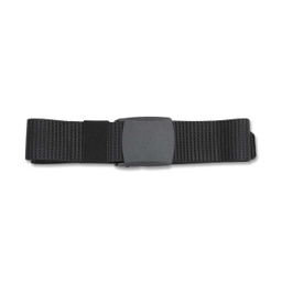 [34706] CINTURON HEBILLA PVC TAPETA 4CM NEGRO