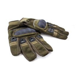 GUANTE AIRSOFT NUDILLOS PROTECTION KEVLAR VERDE