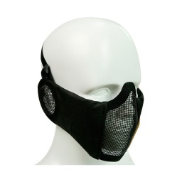 [WS27775B/19216A] MASCARA AIRSOFT STARKER V TELA REJILLA OREJA NEGRA