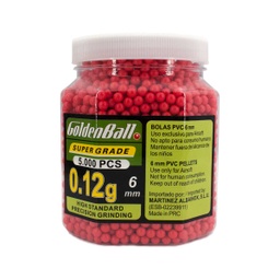 [35036-RD] BOLAS GOLDENBALL TARRO 0.12G 5000RDS ROJA