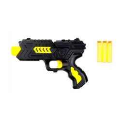 [AC80087] PISTOLA YANG KAI LANZA DARDOS NEGRA/AMARILLA